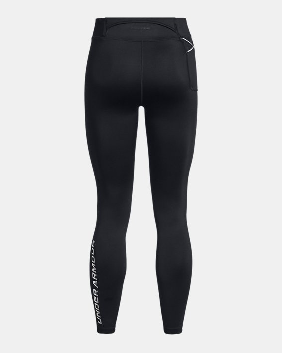 Women's UA Qualifier Cold Tights, Black, pdpMainDesktop image number 7